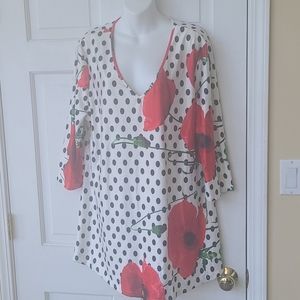 Lily 2XL Floral Blouse